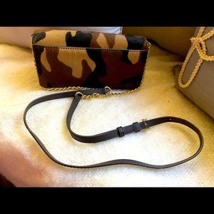 Michael Kors Women`s Jet Set Small Mixed Animal-Print Calf Hair Coin Purse